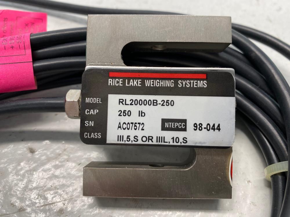 Rice Lake Weighing Systems Load Cell, RL20000B-250